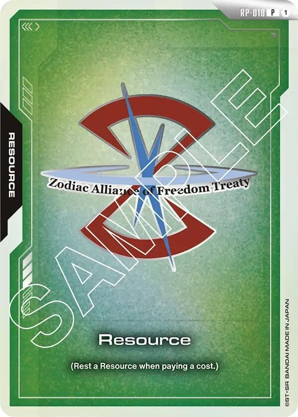 Image for Resource (RP-018) (ZAFT) (RP-018) (Promotional Resource Tokens) (RP) - Gundam Card Game
