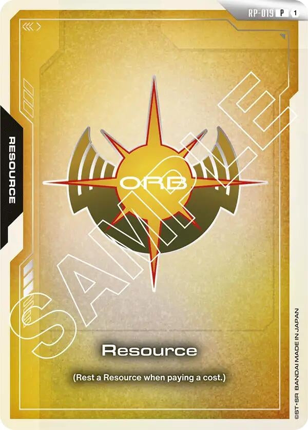 Image for Resource (RP-019) (United Emirates of Orb) (RP-019) (Promotional Resource Tokens) (RP) - Gundam Card Game