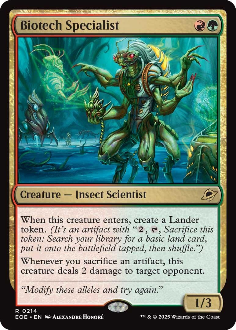 Biotech Specialist (214) (Edge of Eternities)