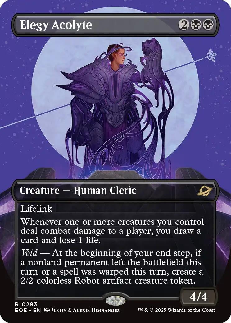 Elegy Acolyte (Borderless) (293) (Edge of Eternities)