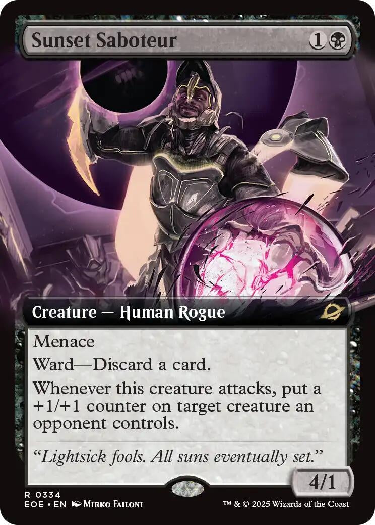 Sunset Saboteur (Extended Art) (334) (Edge of Eternities)