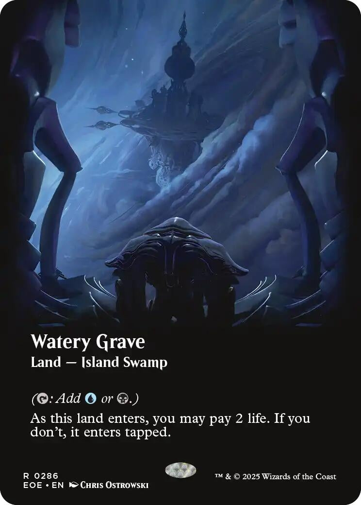 Watery Grave (Borderless) (286) (Edge of Eternities)