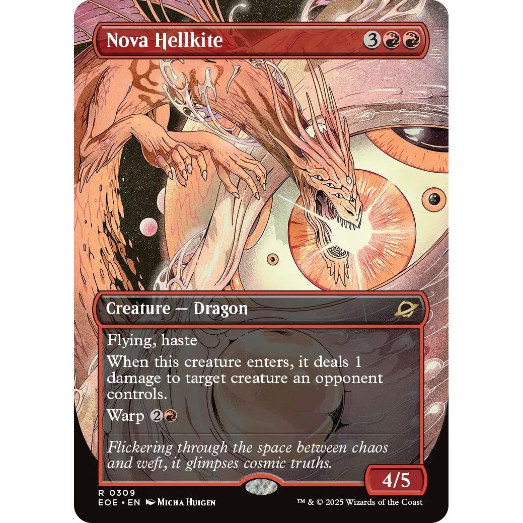 Nova Hellkite (Borderless) (309) (Edge of Eternities) - PokeBox USA