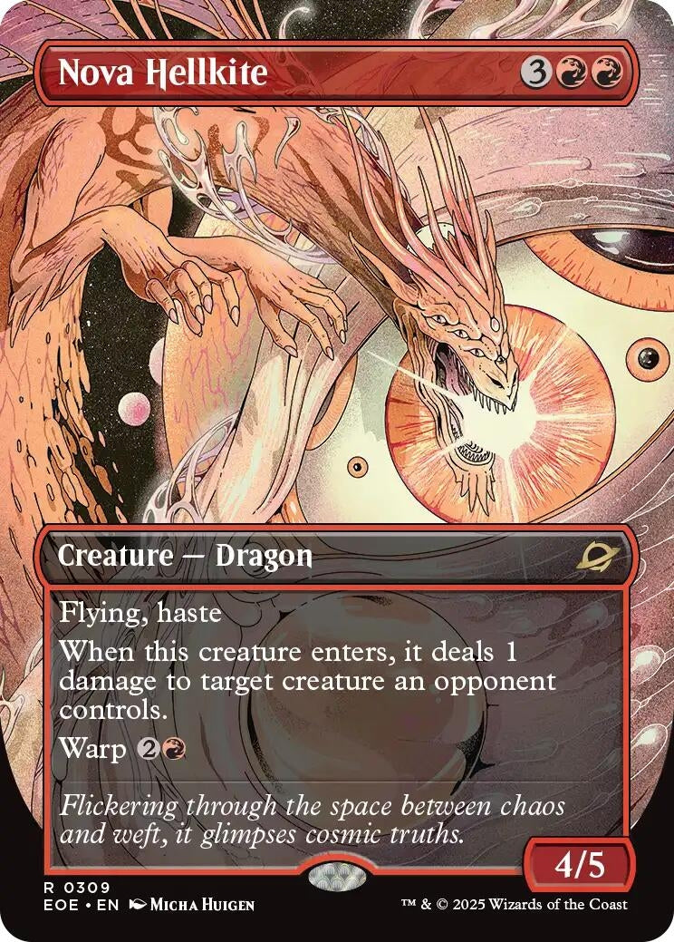 Nova Hellkite (Borderless) (309) (Edge of Eternities) - PokeBox USA