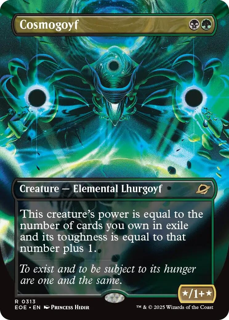 Cosmogoyf (Borderless) (313) (Edge of Eternities)