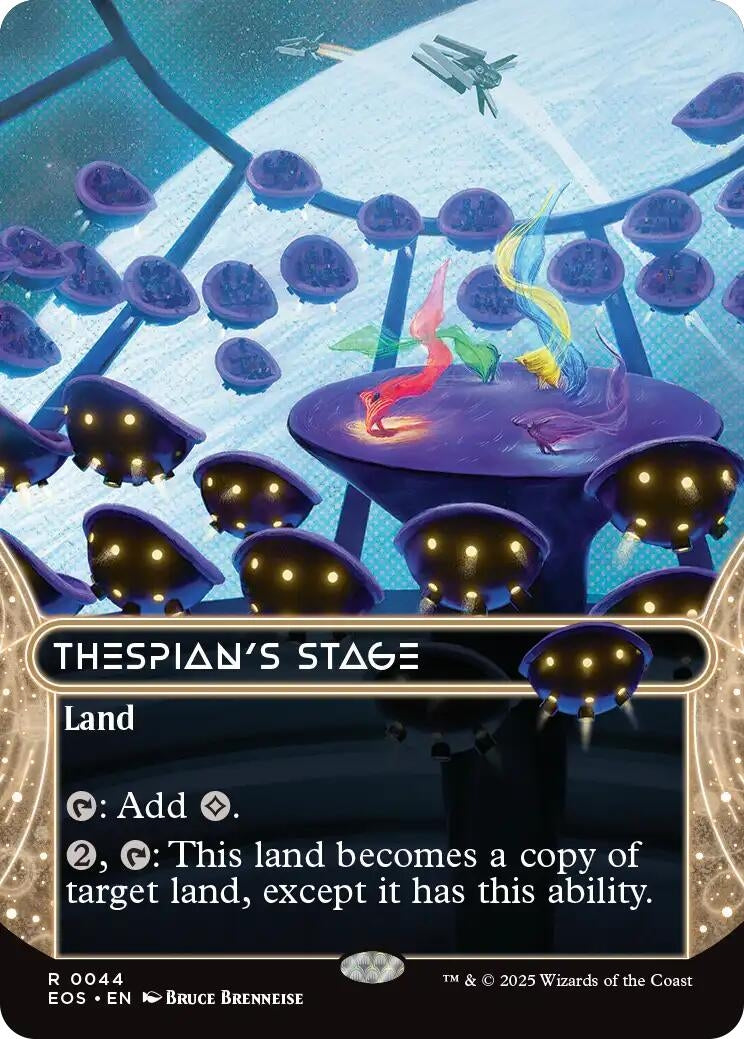 Thespian's Stage (0044) (Borderless) (44) (Edge of Eternities: Stellar Sights)