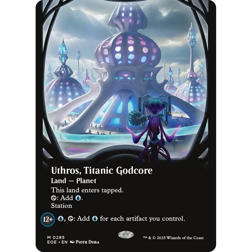 Uthros, Titanic Godcore (Borderless) (285) (Edge of Eternities) - PokeBox USA