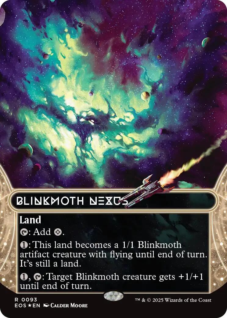 Blinkmoth Nexus (0093) (Borderless) (Galaxy Foil) (93) (Edge of Eternities: Stellar Sights)
