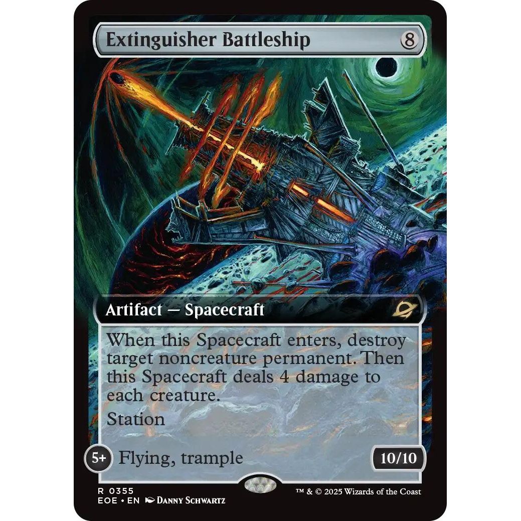 Extinguisher Battleship (Extended Art) (355) (Edge of Eternities) - PokeBox USA