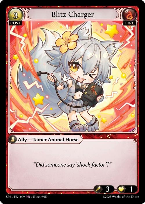 Image for Blitz Charger (029) (Supporter Pack 3) (SP3) - Grand Archive TCG