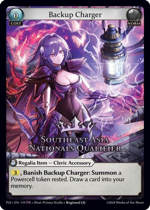 Image for Backup Charger (Southeast Asia Nationals Qualifier) (119) (Region Exclusive Promotional Cards) (GSC) - Grand Archive TCG