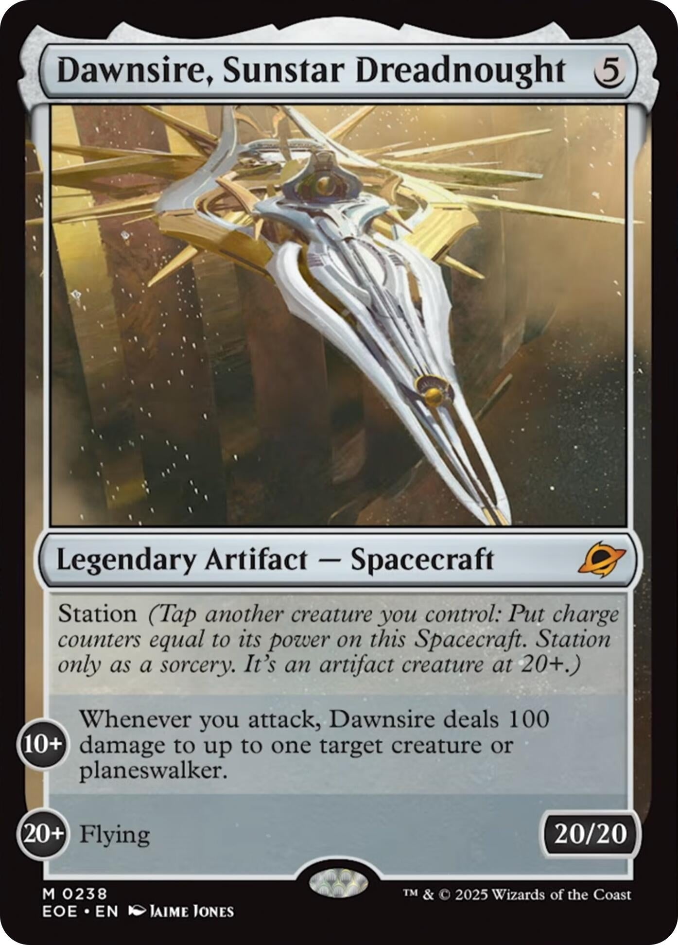 Dawnsire, Sunstar Dreadnought (238) (Edge of Eternities) - PokeBox USA