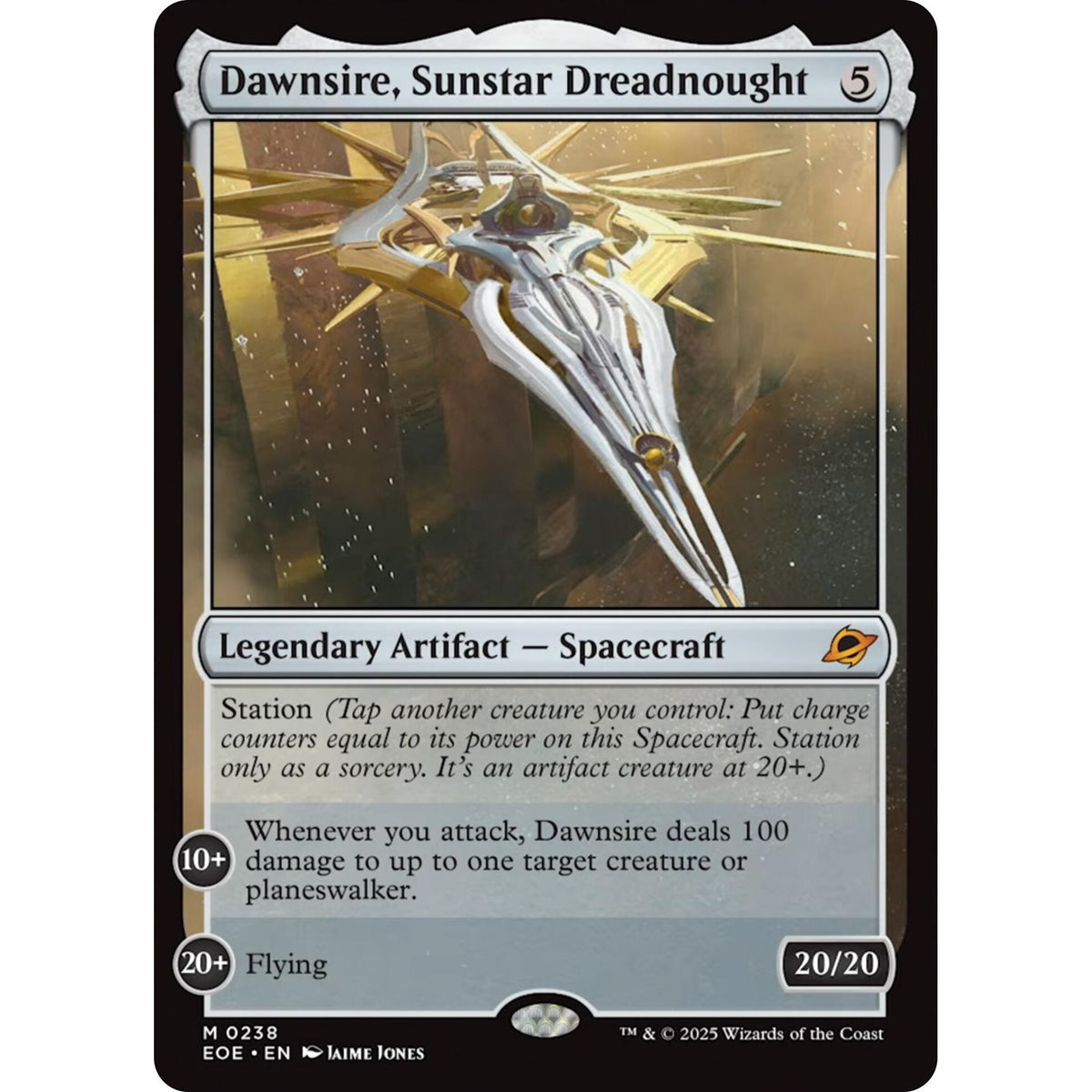 Dawnsire, Sunstar Dreadnought (238) (Edge of Eternities) - PokeBox USA
