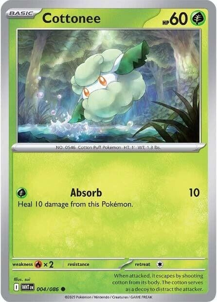 Image for Cottonee (004/086) (SV: White Flare) (WHT) - Pokemon