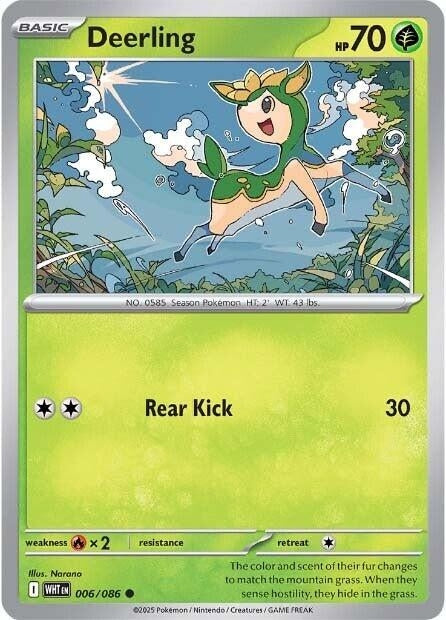 Image for Deerling (006/086) (SV: White Flare) (WHT) - Pokemon