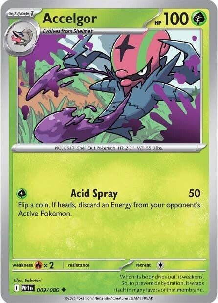 Image for Accelgor (009/086) (SV: White Flare) (WHT) - Pokemon