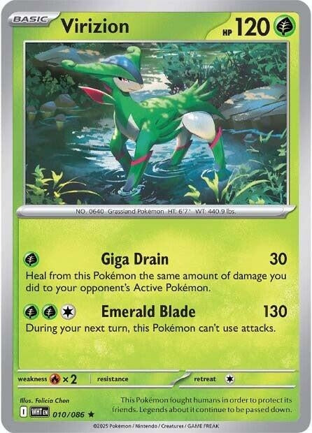 Image for Virizion (010/086) (SV: White Flare) (WHT) - Pokemon