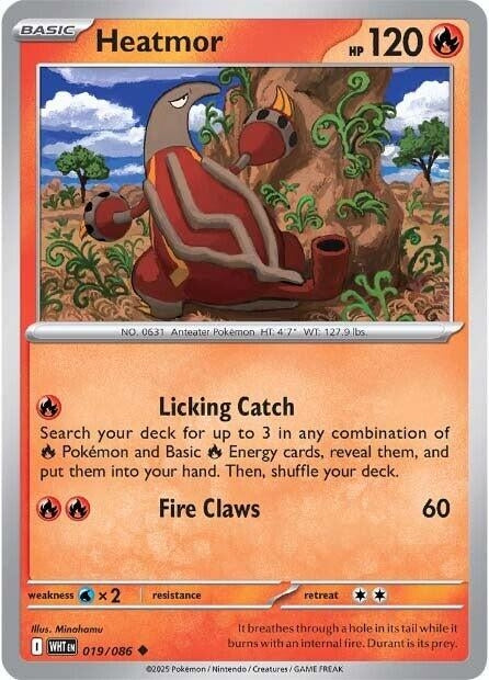 Image for Heatmor (019/086) (SV: White Flare) (WHT) - Pokemon