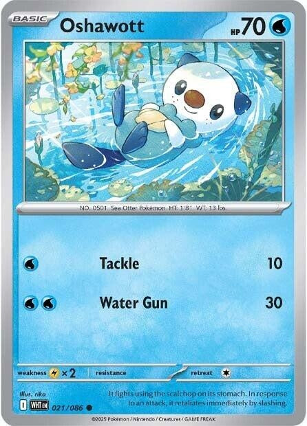 Image for Oshawott (021/086) (SV: White Flare) (WHT) - Pokemon