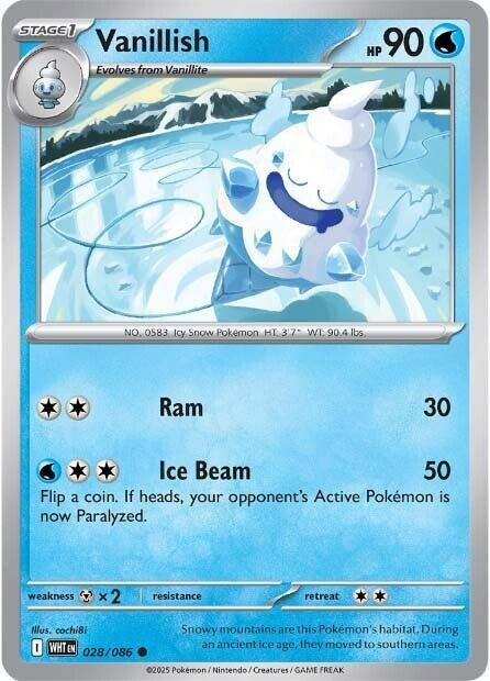 Image for Vanillish (028/086) (SV: White Flare) (WHT) - Pokemon