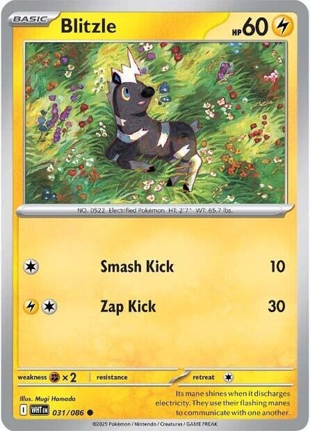Image for Blitzle (031/086) (SV: White Flare) (WHT) - Pokemon