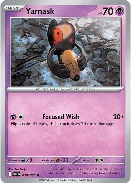 Image for Yamask (039/086) (SV: White Flare) (WHT) - Pokemon