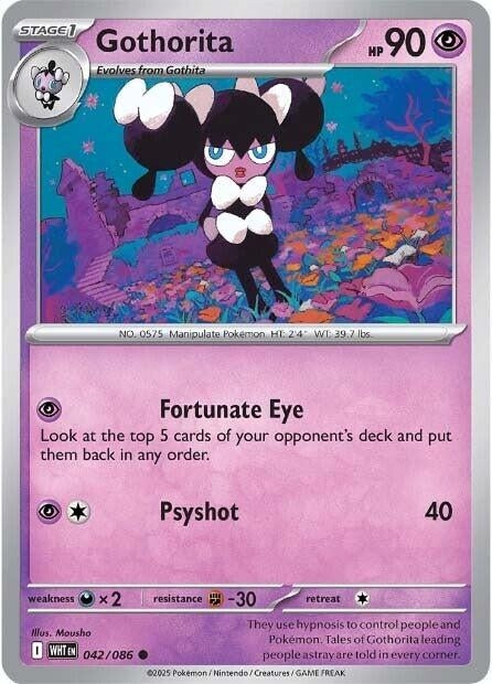 Image for Gothorita (042/086) (SV: White Flare) (WHT) - Pokemon