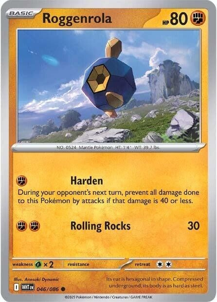 Image for Roggenrola (046/086) (SV: White Flare) (WHT) - Pokemon