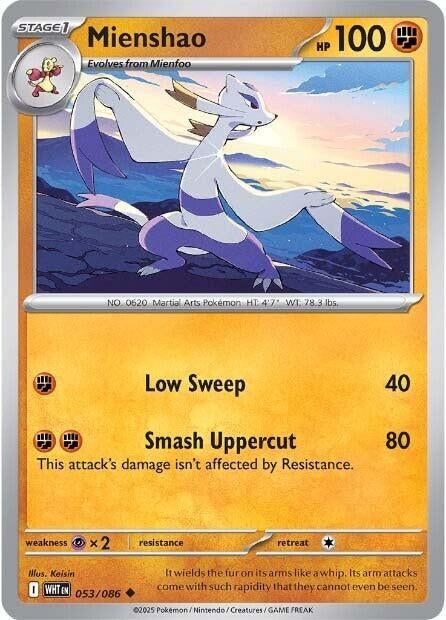 Image for Mienshao (053/086) (SV: White Flare) (WHT) - Pokemon