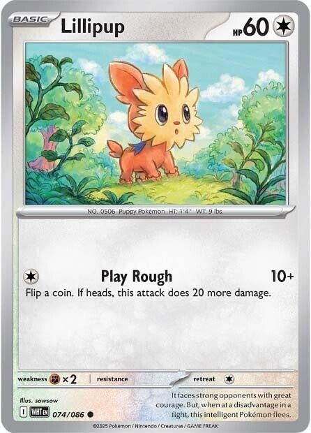 Image for Lillipup (074/086) (SV: White Flare) (WHT) - Pokemon