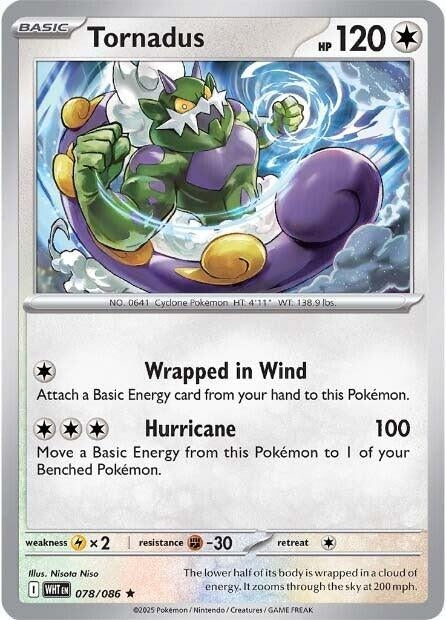 Image for Tornadus (078/086) (SV: White Flare) (WHT) - Pokemon
