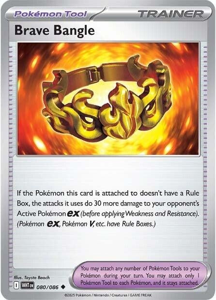 Image for Brave Bangle (080/086) (SV: White Flare) (WHT) - Pokemon