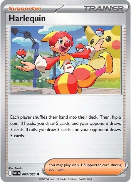 Image for Harlequin (083/086) (SV: White Flare) (WHT) - Pokemon
