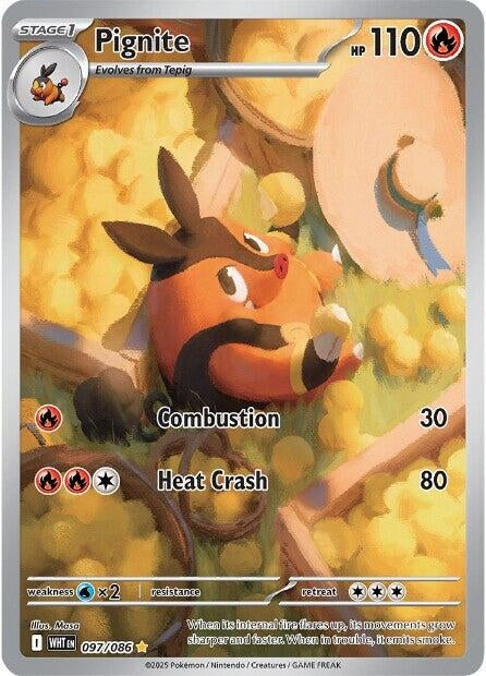Pignite (097/086) (SV: White Flare) - PokeBox USA