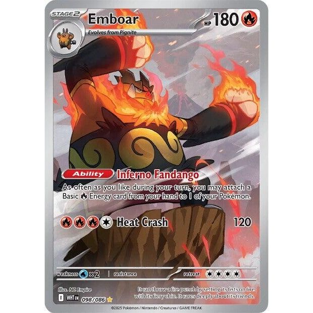 Image for Emboar (098/086) (SV: White Flare) - Pokemon