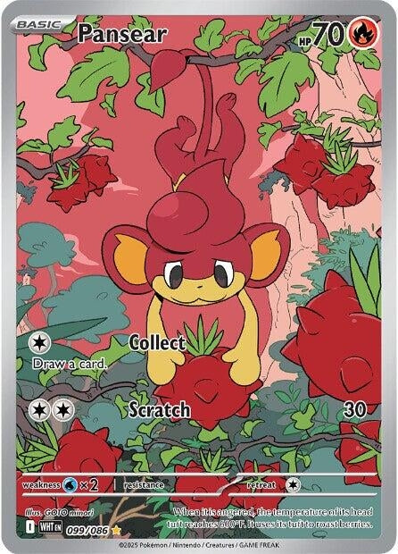 Image for Pansear (099/086) (SV: White Flare) (WHT) - Pokemon