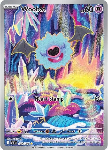 Woobat (119/086) (SV: White Flare)