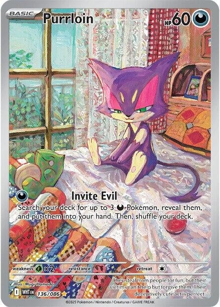 Image for Purrloin (136/086) (SV: White Flare) (WHT) - Pokemon