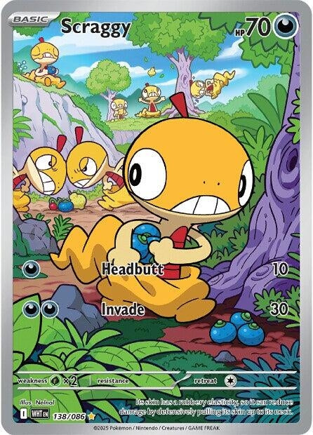 Scraggy (138/086) (SV: White Flare) - PokeBox USA