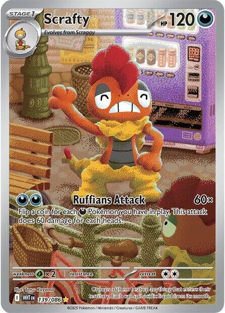 Image for Scrafty (139/086) (SV: White Flare) (WHT) - Pokemon