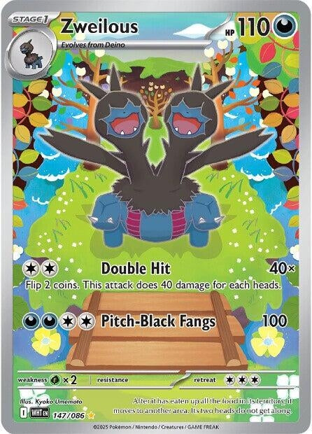 Image for Zweilous (147/086) (SV: White Flare) (WHT) - Pokemon