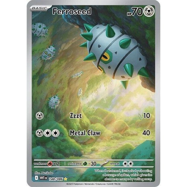 Image for Ferroseed (148/086) (SV: White Flare) - Pokemon