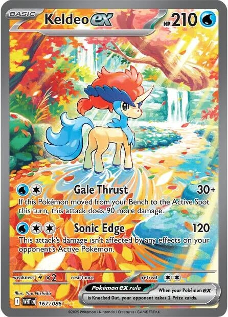 Image for Keldeo ex (167/086) (SV: White Flare) (WHT) - Pokemon