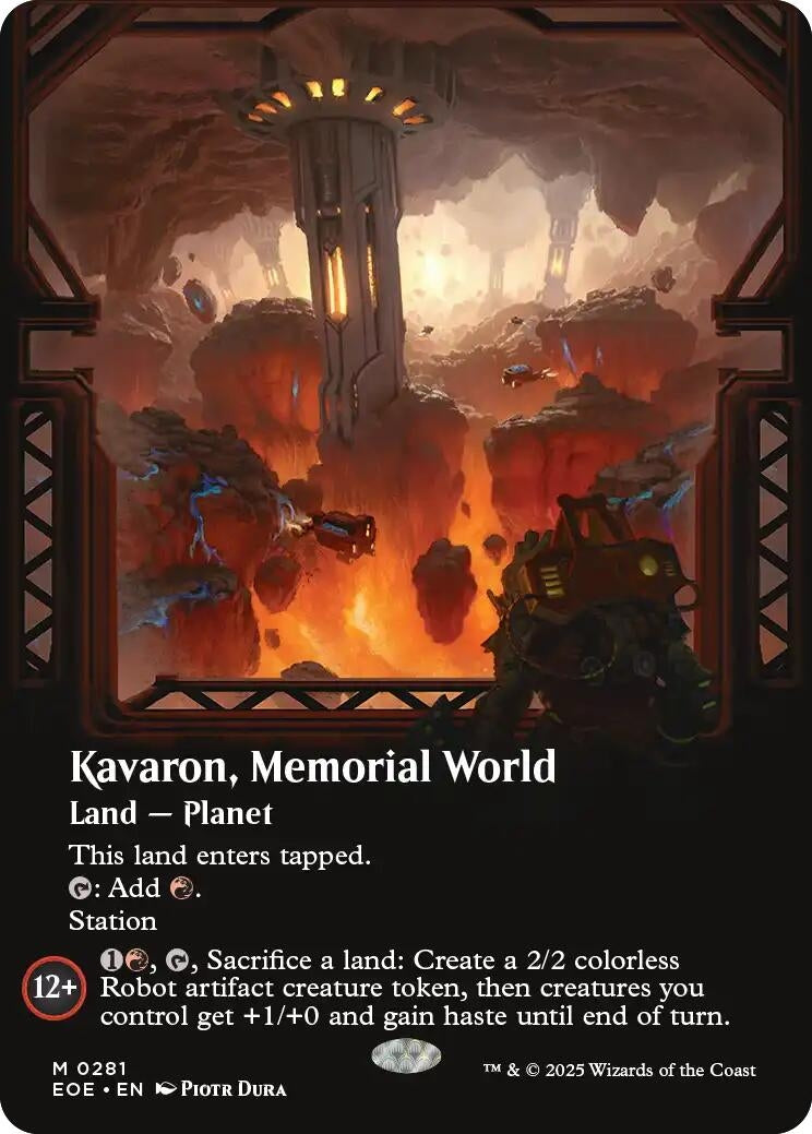 Kavaron, Memorial World (Borderless) (281) (Edge of Eternities)