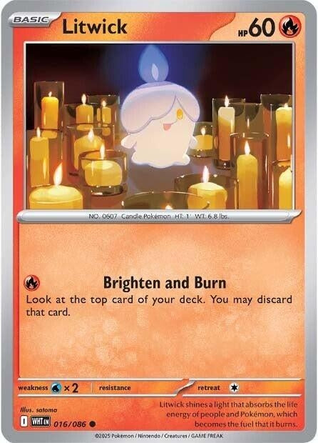 Image for Litwick (016/086) (SV: White Flare) (WHT) - Pokemon