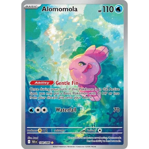 Image for Alomomola (108/086) (SV: Black Bolt) - Pokemon