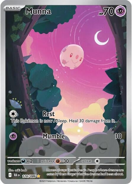 Munna (116/086) (SV: Black Bolt) - PokeBox USA