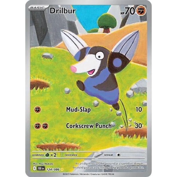Image for Drilbur (124/086) (SV: Black Bolt) - Pokemon