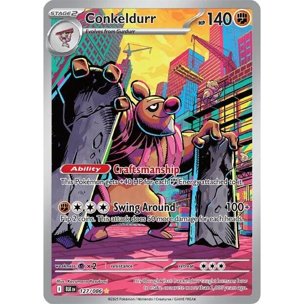 Image for Conkeldurr (127/086) (SV: Black Bolt) - Pokemon