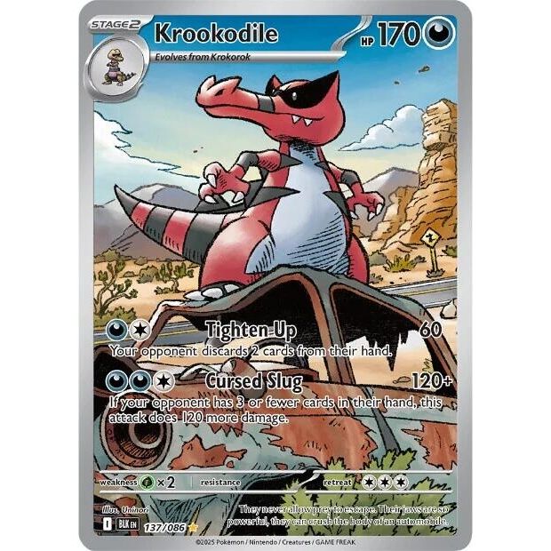 Krookodile (137/086) (SV: Black Bolt) - PokeBox USA